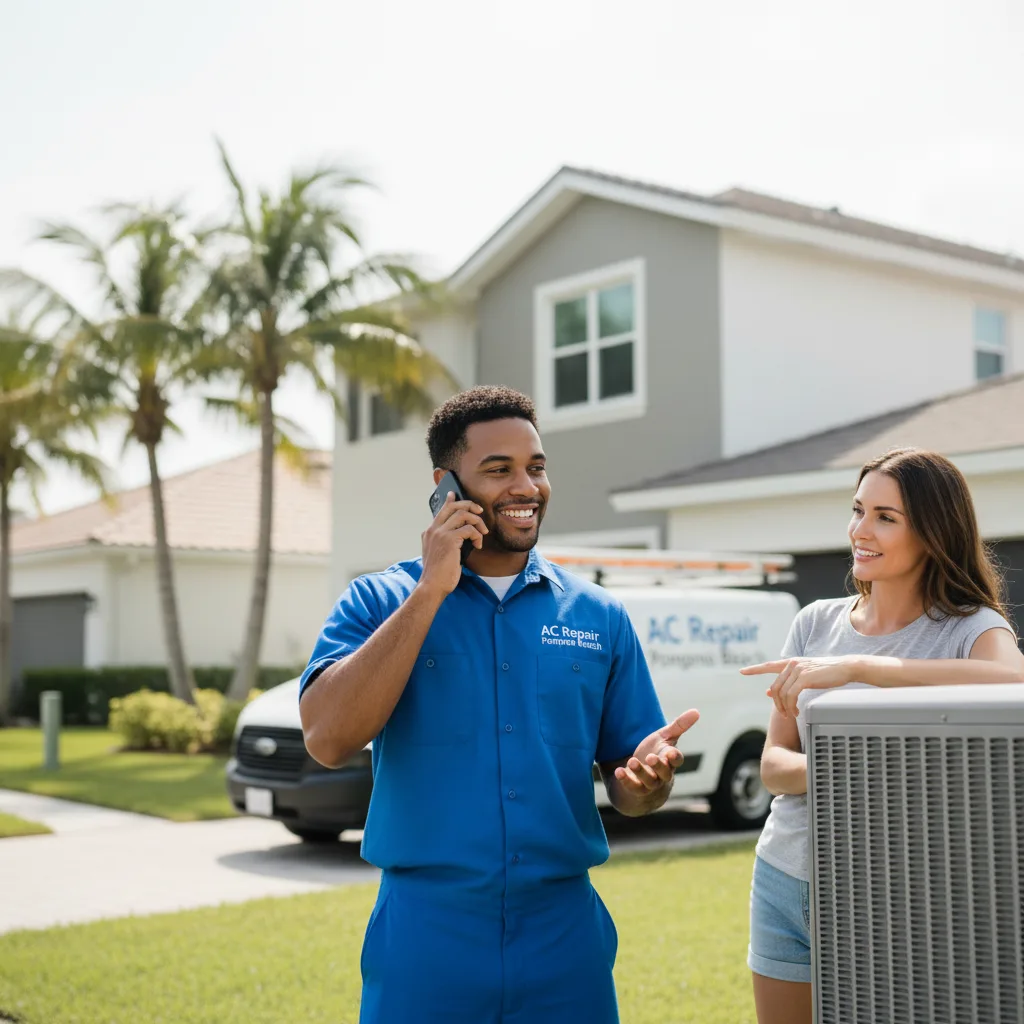 AC Repair Pompano Beach customer support in Drummonds